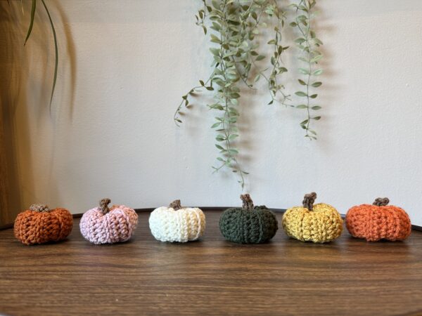 Mini Crochet Pumpkins